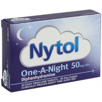 Nytol Tablets One-A-Night 50mg Pack of 20