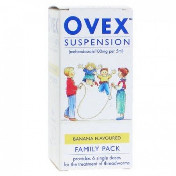 Ovex 100mg/5ml Suspension Family Pack