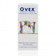 Ovex 100mg 4 Tablet Family Pack 