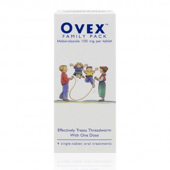 Ovex 100mg 4 Tablet Family Pack 