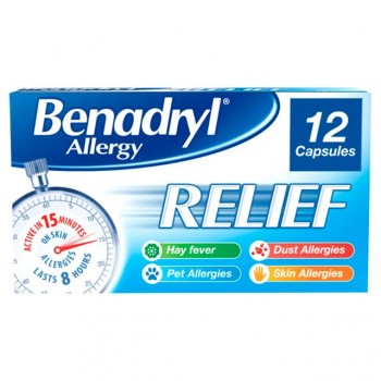 Benadryl Allergy Relief 8mg Capsules