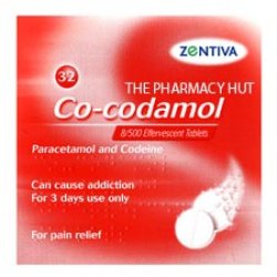 Co-codamol 8/500mg Effervescent Tablets