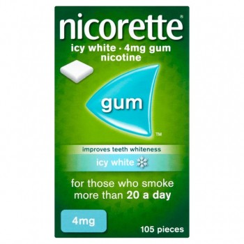 Nicorette Icy White Gum Pack of 105